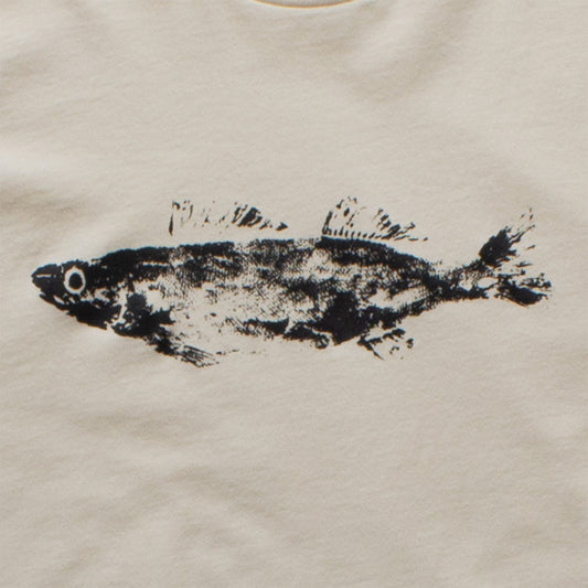 Walleye Fish Print - Unisex T-Shirt - Natural